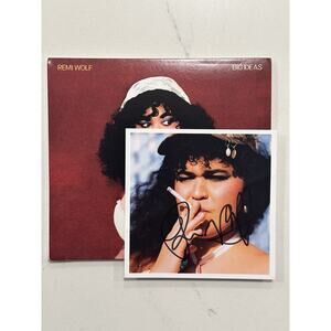 REMI WOLF * BIG IDEAS * 13 TRK CD w/ LIMITED SIGNED ART CARD * AUTOGRAPHED #2